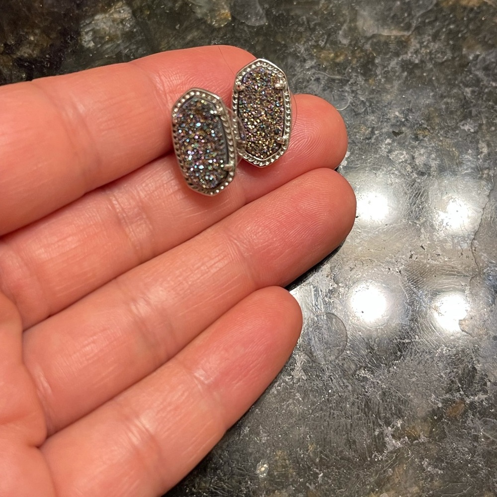 Kendra Scott Drusy stud earrings